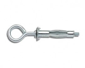 Ocelové hmoždinky s okem HOD-O Ocel Zinek bílý