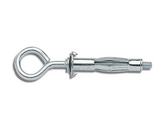 Ocelové hmoždinky s okem HOD-O Ocel Zinek bílý