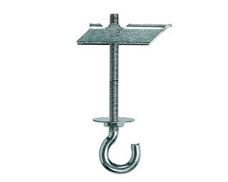 Sklopné kotvy s hákem KDH Ocel Zinek bílý