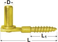 Držáky čepu s vrutem CW