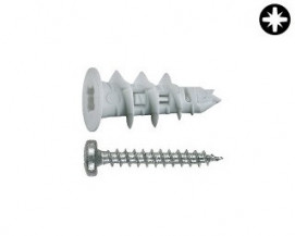 Plastové hmoždinky do sádrokartonu s vrutem MFJ-S