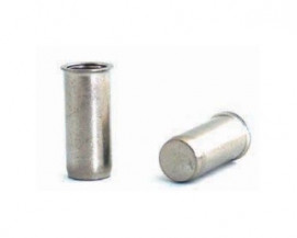 Nýtovací matice hladké, uzavřené s redukovanou hlavou Nerez A2