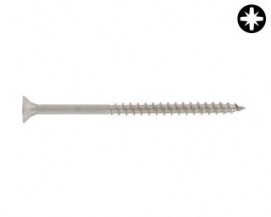 Univerzální zápustné vruty PZ s částečným závitem Nerez A2