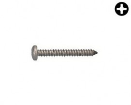 Vruty do plechu DIN 7981 Nerez A2