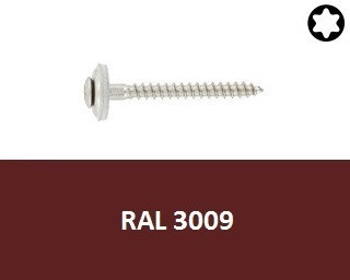 Klempířské vruty Nerez A2  RAL 3009