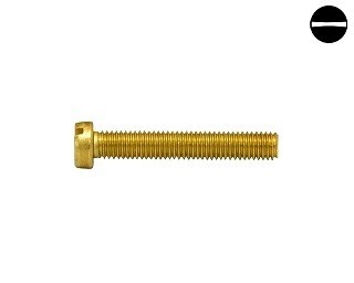 Šrouby s válcovou hlavou Din 84B Mosaz