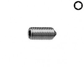 Stavěcí šrouby DIN 914 Ocel Zinek bílý