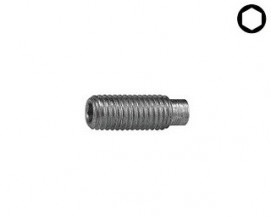 Stavěcí šrouby DIN 915 Ocel Zinek bílý