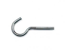 Háky s metrickým závitem Ocel Zinek bílý