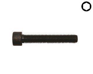 Pevnostní imbusové šrouby s celým závitem DIN 912 Ocel 12.9 Bez povrchové úpravy