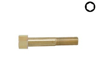 Imbusové šrouby DIN 912 Ocel 8.8 Žlutý zinek