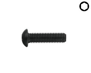 Imbusové šrouby s půlkulatou hlavou ISO 7380 Ocel 10.9 Bez povrchové úpravy