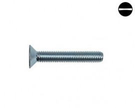 Šrouby se zápustnou hlavou DIN 963 Ocel Zinek bílý