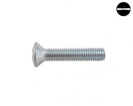 Šrouby s čočkovou hlavou DIN 964 Ocel Zinek bílý