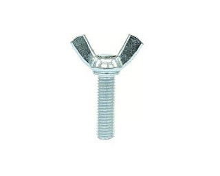 Křídlové šrouby DIN 316 Ocel Zinek bílý