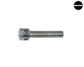 Zajišťovací šrouby s otvory v hlavě DIN 404 Ocel 5.8 Zinek bílý