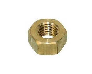 Šestihranné matice DIN 934 Mosaz