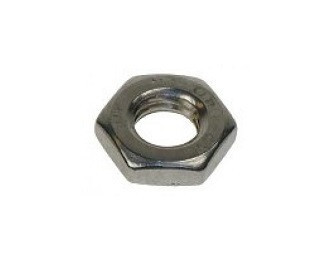 Nízké matice s jemným závitem DIN 439 Ocel 5 Bez povrchové úpravy