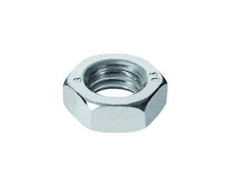 Nízké matice s jemným závitem DIN 439 Ocel 5 Zinek bílý