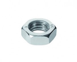 Nízké matice DIN 439 Ocel 5 Zinek bílý