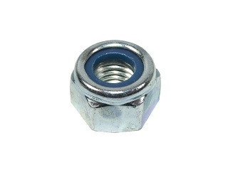 Pojistné matice s jemným závitem DIN 985 Ocel 8 Zinek bílý