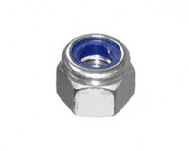 Vysoké pojistné matice DIN 982 Ocel 8 Zinek bílý