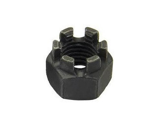 Korunkové matice DIN 935 Ocel Bez povrchové úpravy