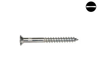 Univerzální zápustné vruty s drážkou DIN 97 Ocel Zinek bílý