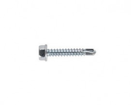 Vruty do kovu s předvrtáním DIN 7504K Ocel Zinek bílý