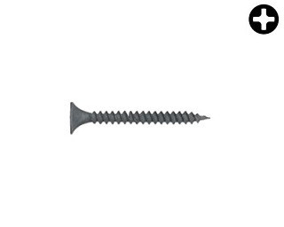 Zápustné vruty do sádrokartonu s jemným závitem Ocel Fosfát