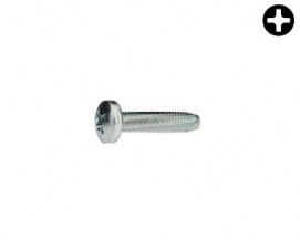 Vrut se závitem do plechu PH DIN 7516A Ocel Zinek bílý