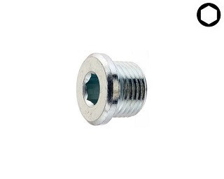 Vypouštěcí šrouby DIN 908 Ocel Zinek bílý