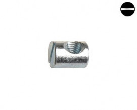 Válečkové matice Ocel Zinek bílý