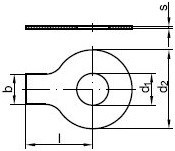 Pojistné podložky s jazýčkem DIN 93 Ocel Zinek bílý