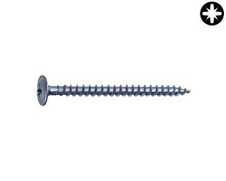 Univerzální ozdobné vruty PZ Ocel Zinek bílý