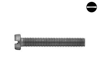 Šrouby s válcovou hlavou DIN 84A Ocel Bez povrchové úpravy