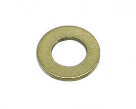 Ploché podložky DIN 125A Ocel Žlutý zinek