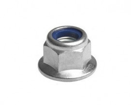 Pojistné límcové matice DIN 6926 Ocel 8 Zinek bílý