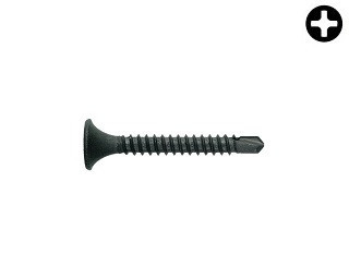 Zápustné vruty do sádrokartonu s předvrtáním Ocel Fosfát