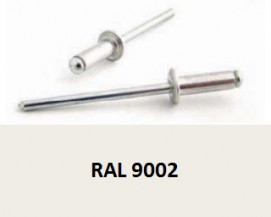 Barevné trhací nýty RAL 9002 Hliník/Ocel
