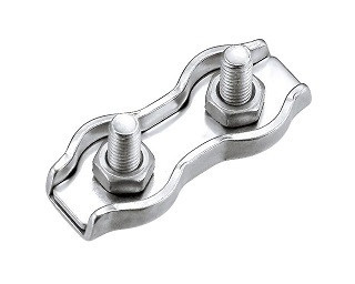 Lanové svorky Duplex Ocel Zinek bílý